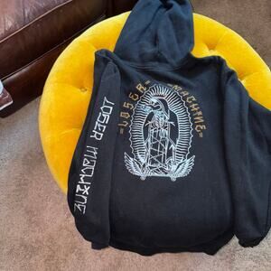 Loser Machine Company Black Pullover Hoodie Graphic Skate Punk Streetwear
